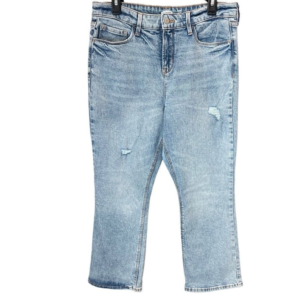 Old Navy flare ankle high rise jeans size 12